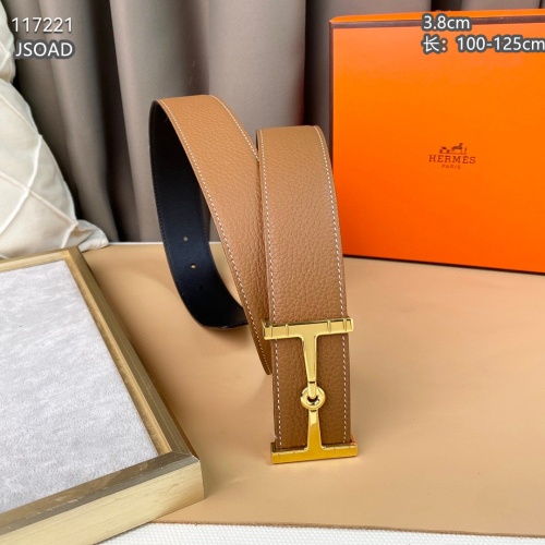 Replica Hermes AAA Quality Belts For Men #1036693 $56.00 USD for Wholesale