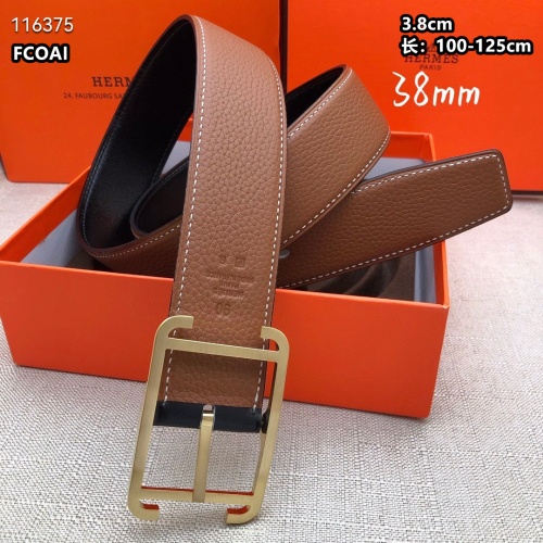 Replica Hermes AAA Quality Belts For Men #1036701 $76.00 USD for Wholesale