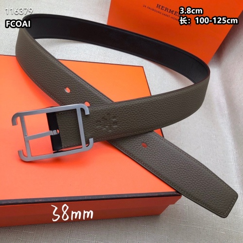 Replica Hermes AAA Quality Belts For Men #1036705 $76.00 USD for Wholesale
