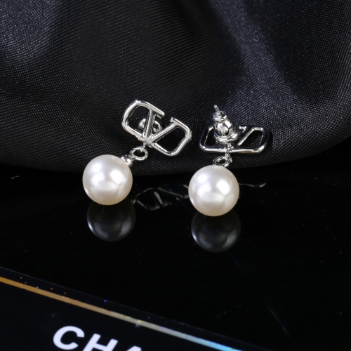 Replica Valentino Earrings For Women #1036755 $23.00 USD for Wholesale