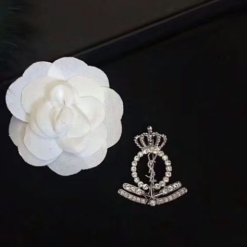 Replica Yves Saint Laurent Brooches For Women #1036874 $36.00 USD for Wholesale
