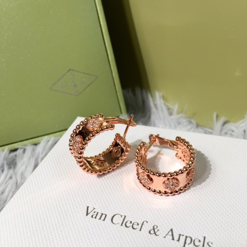 Replica Van Cleef & Arpels Earrings For Women #1036876 $36.00 USD for Wholesale
