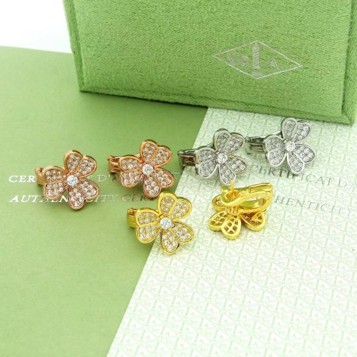 Replica Van Cleef & Arpels Earrings For Women #1036885 $29.00 USD for Wholesale