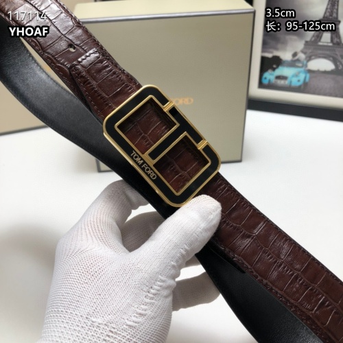 Replica Tom Ford AAA Quality Belts For Men #1037292 $64.00 USD for Wholesale
