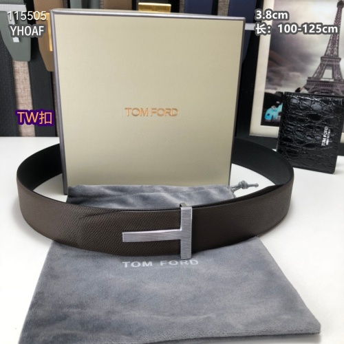 Replica Tom Ford AAA Quality Belts For Men #1037336 $64.00 USD for Wholesale