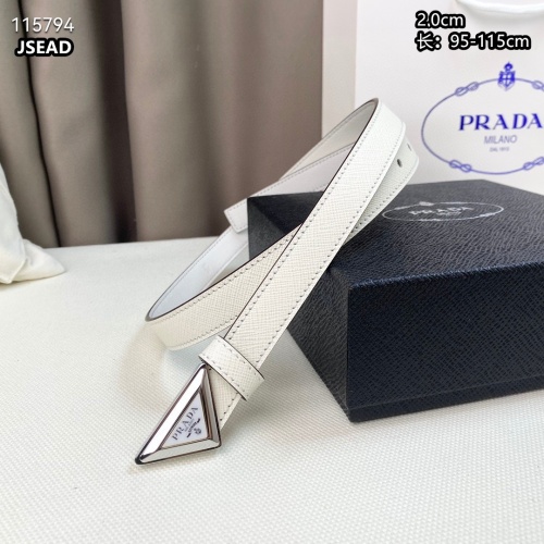 Replica Prada AAA Quality Belts For Women #1037372 $56.00 USD for Wholesale