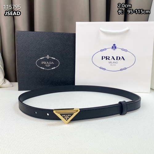 Replica Prada AAA Quality Belts For Women #1037373 $56.00 USD for Wholesale