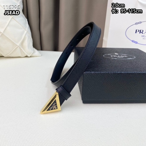 Replica Prada AAA Quality Belts For Women #1037373 $56.00 USD for Wholesale