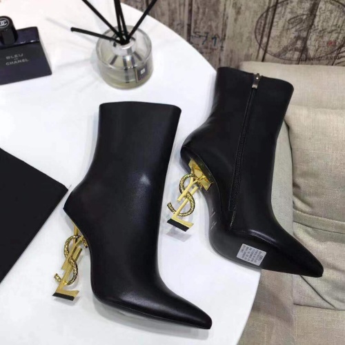 Yves Saint Laurent Boots For Women #1037485 $130.00 USD, Wholesale Replica Yves Saint Laurent YSL Boots