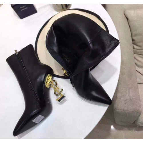 Replica Yves Saint Laurent Boots For Women #1037485 $130.00 USD for Wholesale