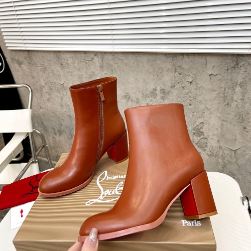 Replica Christian Louboutin Boots For Women #1037617 $105.00 USD for Wholesale