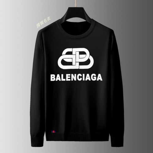 Balenciaga Sweaters Long Sleeved For Men #1037645 $48.00 USD, Wholesale Replica Balenciaga Sweaters