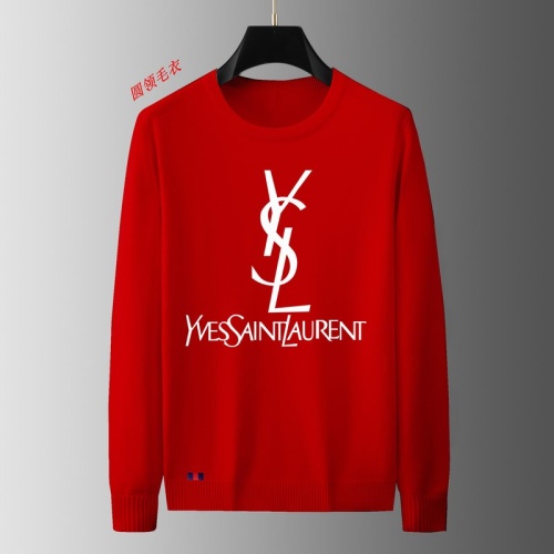 Yves Saint Laurent YSL Sweaters Long Sleeved For Men #1037691 $48.00 USD, Wholesale Replica Yves Saint Laurent YSL Sweaters