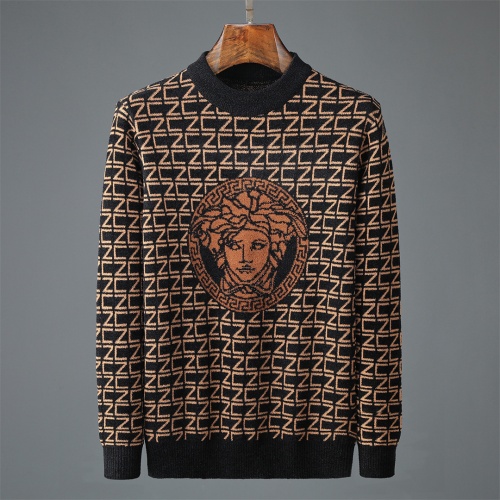 Versace Sweaters Long Sleeved For Men #1037741 $52.00 USD, Wholesale Replica Versace Sweaters