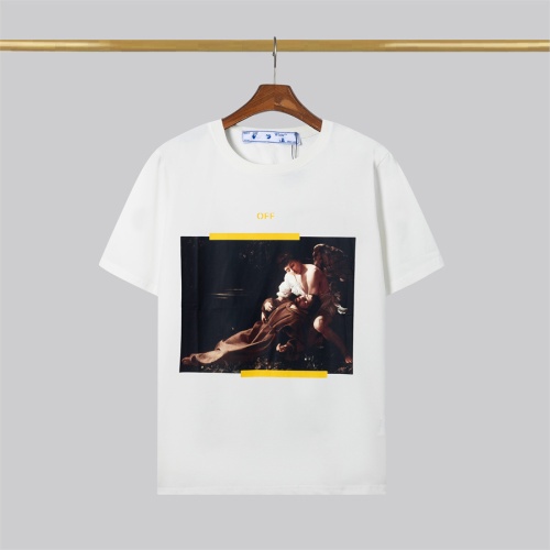 Off-White T-Shirts Short Sleeved For Unisex #1037778 $32.00 USD, Wholesale Replica Off-White T-Shirts