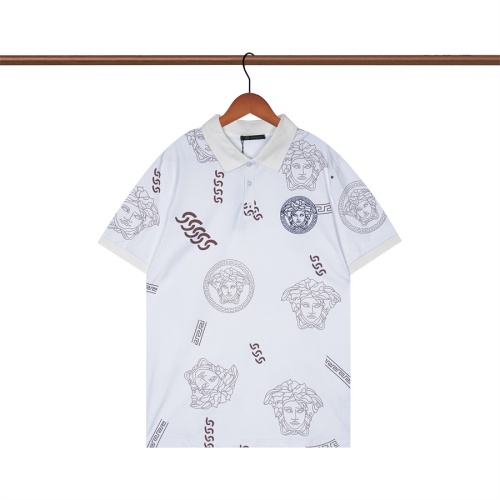Versace T-Shirts Short Sleeved For Men #1037782 $34.00 USD, Wholesale Replica Versace T-Shirts
