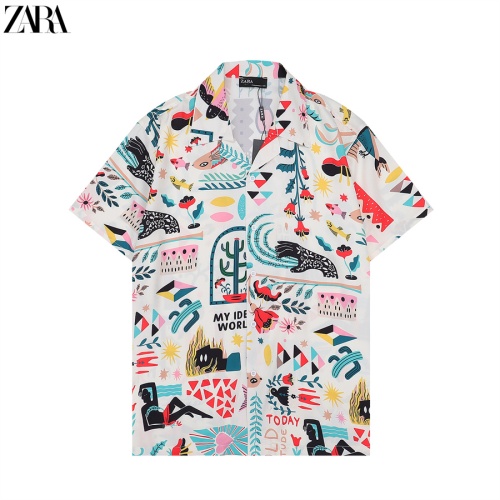 Zara Shirts Short Sleeved For Men #1037785 $36.00 USD, Wholesale Replica Zara Shirts
