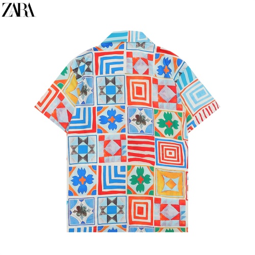 Replica Zara Shirts Short Sleeved For Men #1037786 $36.00 USD for Wholesale