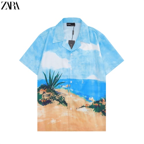 Zara Shirts Short Sleeved For Men #1037788 $36.00 USD, Wholesale Replica Zara Shirts