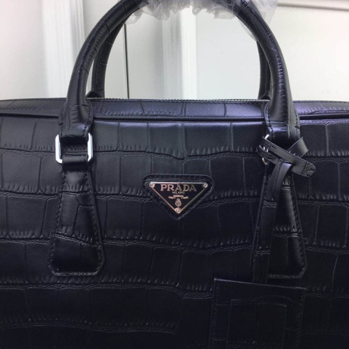 Replica Prada AAA Man Handbags #1037853 $108.00 USD for Wholesale