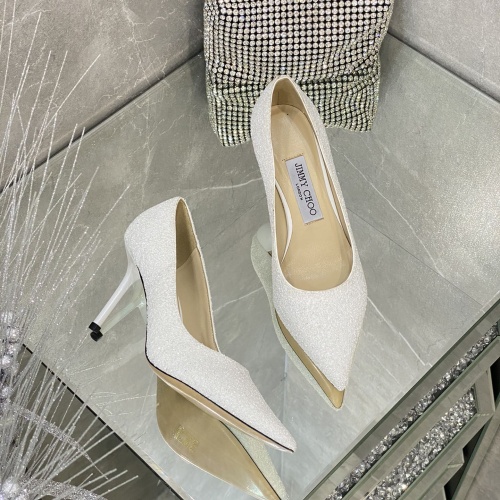 Jimmy Choo High-Heeled Shoes For Women #1037883 $100.00 USD, Wholesale Replica Jimmy Choo High-Heeled Shoes