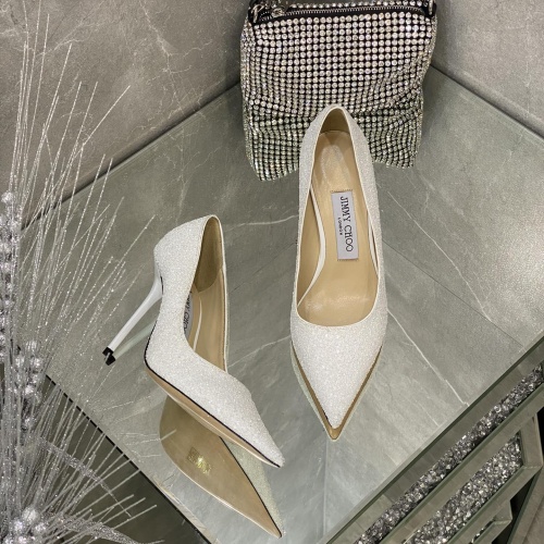 Jimmy Choo High-Heeled Shoes For Women #1037884 $100.00 USD, Wholesale Replica Jimmy Choo High-Heeled Shoes