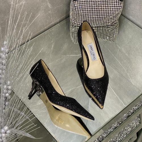 Jimmy Choo High-Heeled Shoes For Women #1037885 $100.00 USD, Wholesale Replica Jimmy Choo High-Heeled Shoes