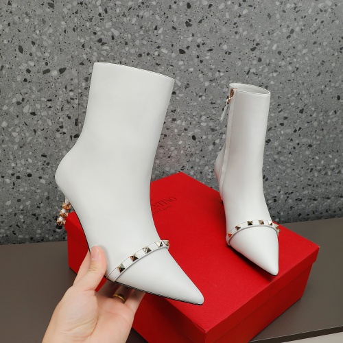 Replica Valentino Boots For Women #1038077 $115.00 USD for Wholesale
