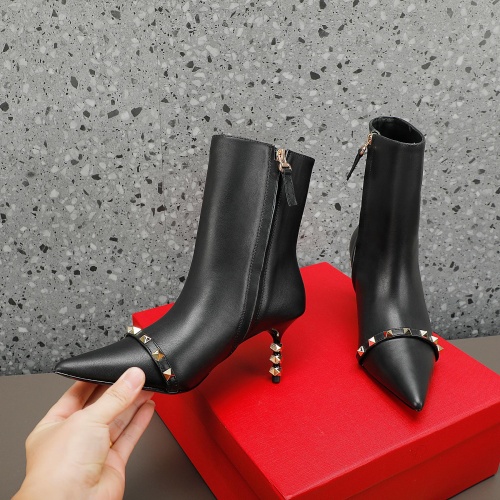 Replica Valentino Boots For Women #1038079 $115.00 USD for Wholesale