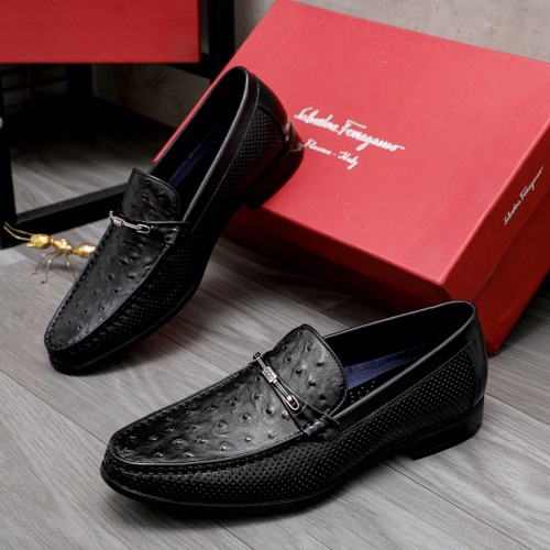 Salvatore Ferragamo Leather Shoes For Men #1038238