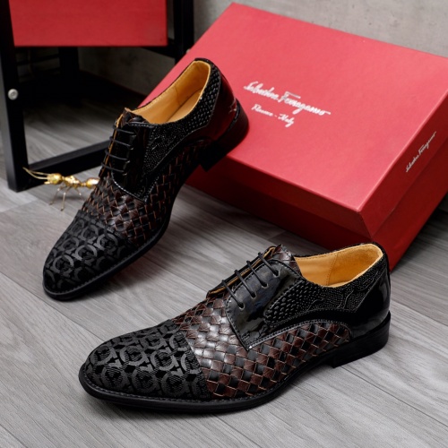 Salvatore Ferragamo Leather Shoes For Women #1038239