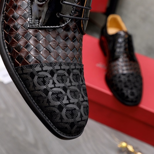 Replica Salvatore Ferragamo Leather Shoes For Women #1038239 $80.00 USD for Wholesale