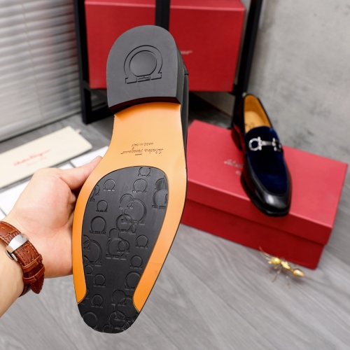 Replica Salvatore Ferragamo Leather Shoes For Men #1038270 $82.00 USD for Wholesale