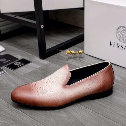 Replica Versace Leather Shoes For Men #1038311 $82.00 USD for Wholesale
