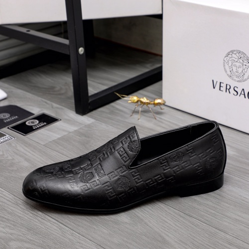 Replica Versace Leather Shoes For Men #1038312 $82.00 USD for Wholesale