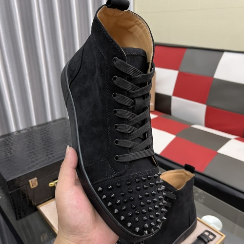 Replica Christian Louboutin High Top Shoes For Men #1038350 $80.00 USD for Wholesale
