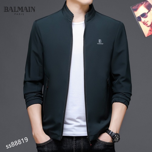 Replica Balmain Jackets Long Sleeved For Men #1038402 $60.00 USD for Wholesale