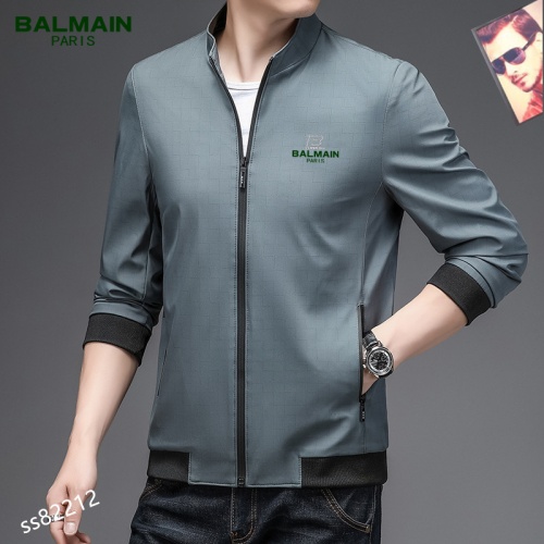 Replica Balmain Jackets Long Sleeved For Men #1038408 $60.00 USD for Wholesale