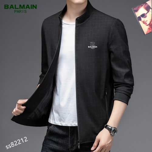 Replica Balmain Jackets Long Sleeved For Men #1038410 $60.00 USD for Wholesale