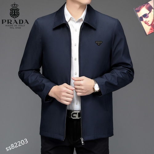 Replica Prada New Jackets Long Sleeved For Men #1038434 $60.00 USD for Wholesale