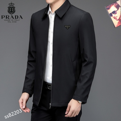 Prada New Jackets Long Sleeved For Men #1038435 $60.00 USD, Wholesale Replica Prada Jackets