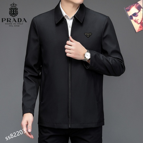 Replica Prada New Jackets Long Sleeved For Men #1038435 $60.00 USD for Wholesale