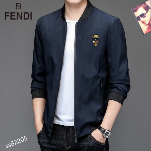 Fendi Jackets Long Sleeved For Men #1038455 $60.00 USD, Wholesale Replica Fendi Jackets
