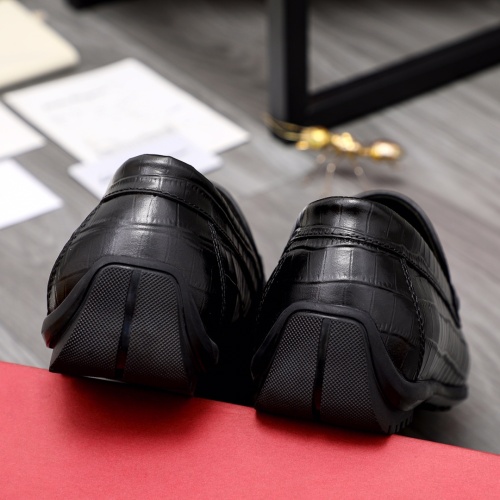 Replica Salvatore Ferragamo Leather Shoes For Men #1038616 $82.00 USD for Wholesale