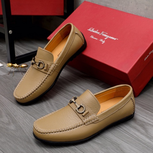Salvatore Ferragamo Leather Shoes For Men #1038624