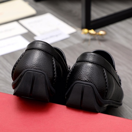 Replica Salvatore Ferragamo Leather Shoes For Men #1038626 $82.00 USD for Wholesale