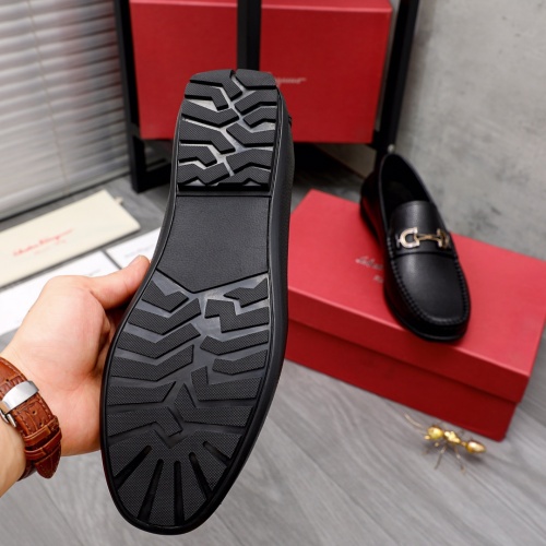 Replica Salvatore Ferragamo Leather Shoes For Men #1038626 $82.00 USD for Wholesale
