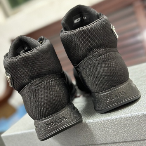 Replica Prada High Top Shoes For Men #1038651 $92.00 USD for Wholesale
