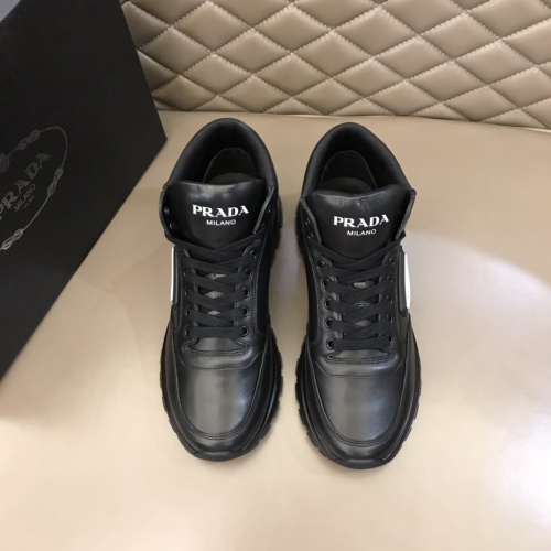 Replica Prada High Top Shoes For Men #1038702 $82.00 USD for Wholesale