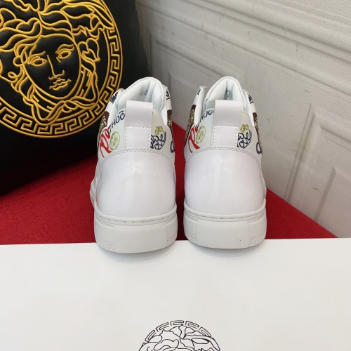 Replica Versace High Tops Shoes For Men #1038708 $82.00 USD for Wholesale